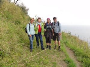Insel Ischia. Wandergruppe