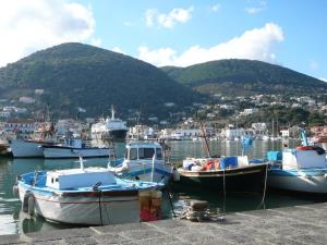 Ischia. Hafen und Vulkane