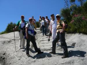 Insel Ischia. Wanderung zu den Epomeo Berggipfel
